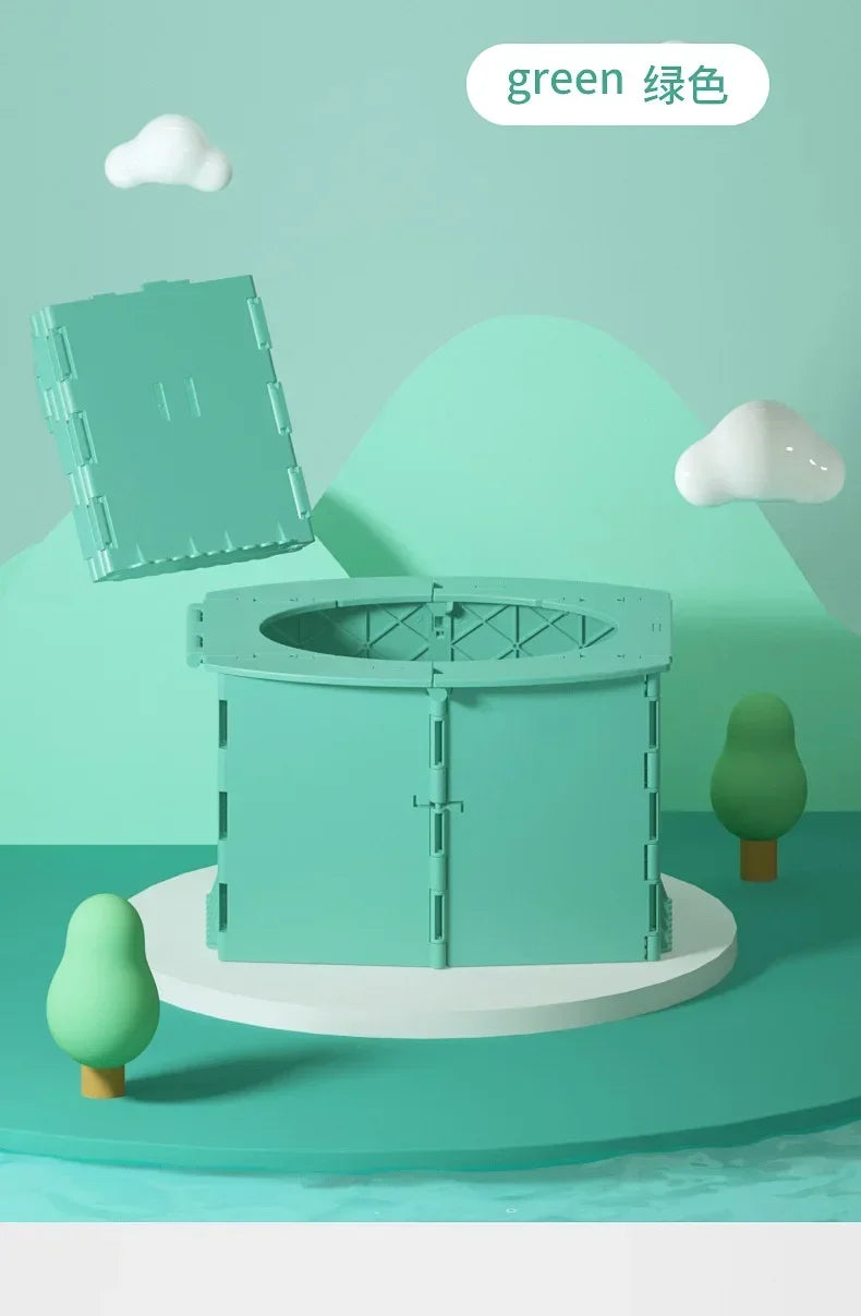 Portable Baby Boy WC Toilet Seat Baby Girl Pot Toilet Bowl Foldable Potty Training Pot Outdoor Travel Pots Child Seat Baby Potty