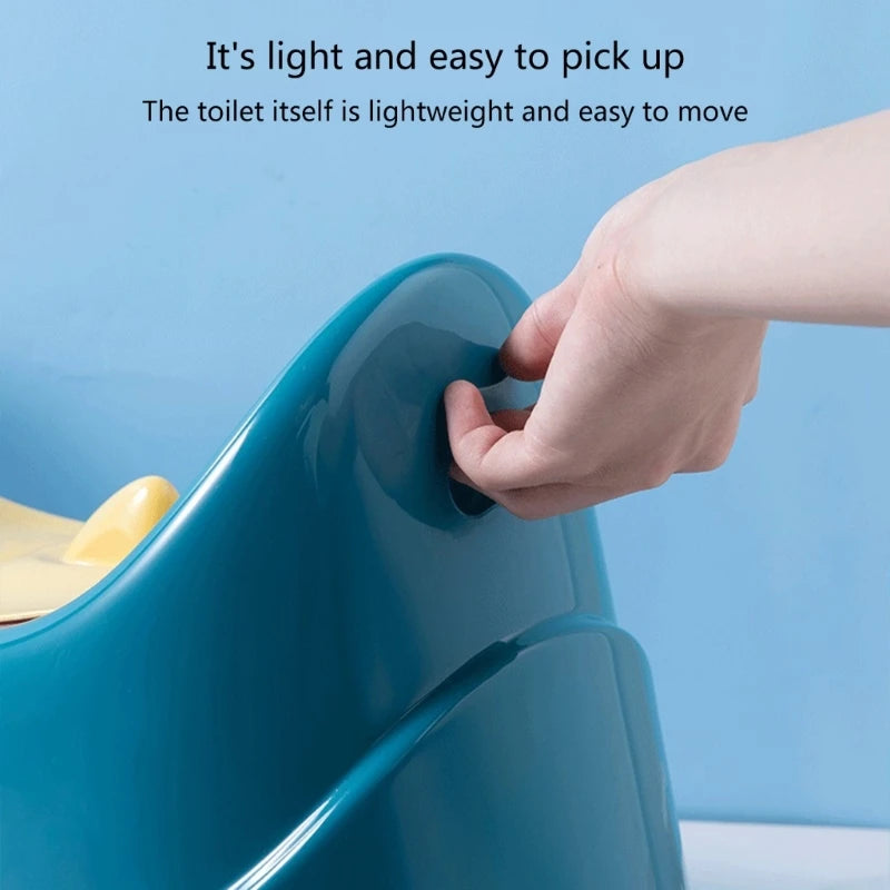 Toddler Potty Baby Toilet Trainer Portable Training Toilet For Travel Stable And Safe Oval Bottom Design Non Slip Potty For
