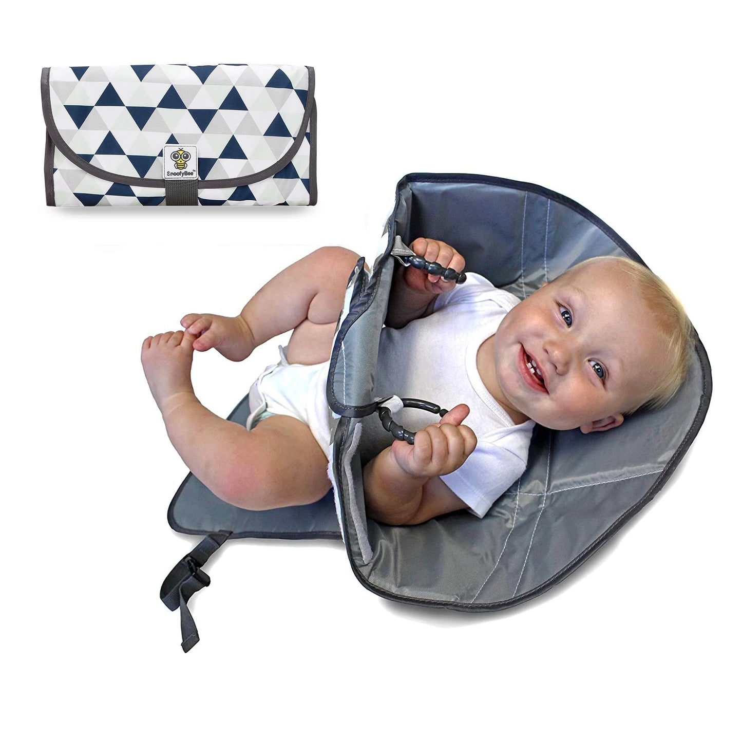 3 in 1 Portable Baby Changing Pad Multifunctional Baby Care Pad Waterproof Diaper Cover Newborn Storage Bag