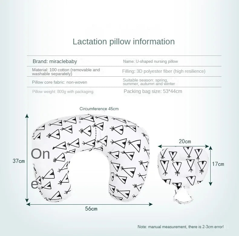 U-shaped Nursing Pillow Baby Feeding Pillow Baby Learning Sitting Pillow Pregnant Woman Pillow Baby Product New Baby Pillow