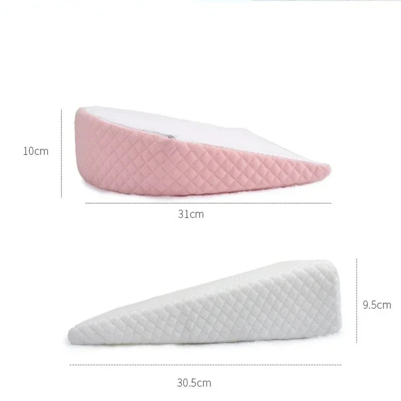 2025 Hot Newborn Baby Sleep Pillow Anti Baby Spit Milk Crib Cot Sleep Positioning Wedge Anti-Reflux Cushion Cotton Pad Mat