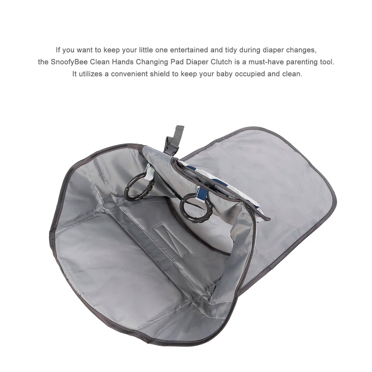 3 in 1 Portable Baby Changing Pad Multifunctional Baby Care Pad Waterproof Diaper Cover Newborn Storage Bag