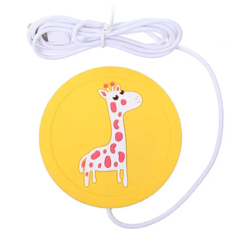 Silicone Tea Coffee Cup Warmer USB Heating Cup Pad Milk Mug Heater Thermal Insulation Tablemat Winter Home Office Mugs Coaster