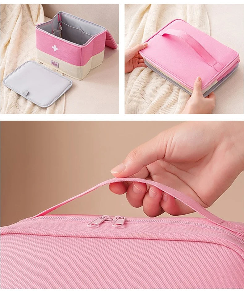 Portable Home Medical Kit Outdoor First Aid Kit Medicine Storage Bag Sealed Waterproof Environmentally Friendly Sorted Portable