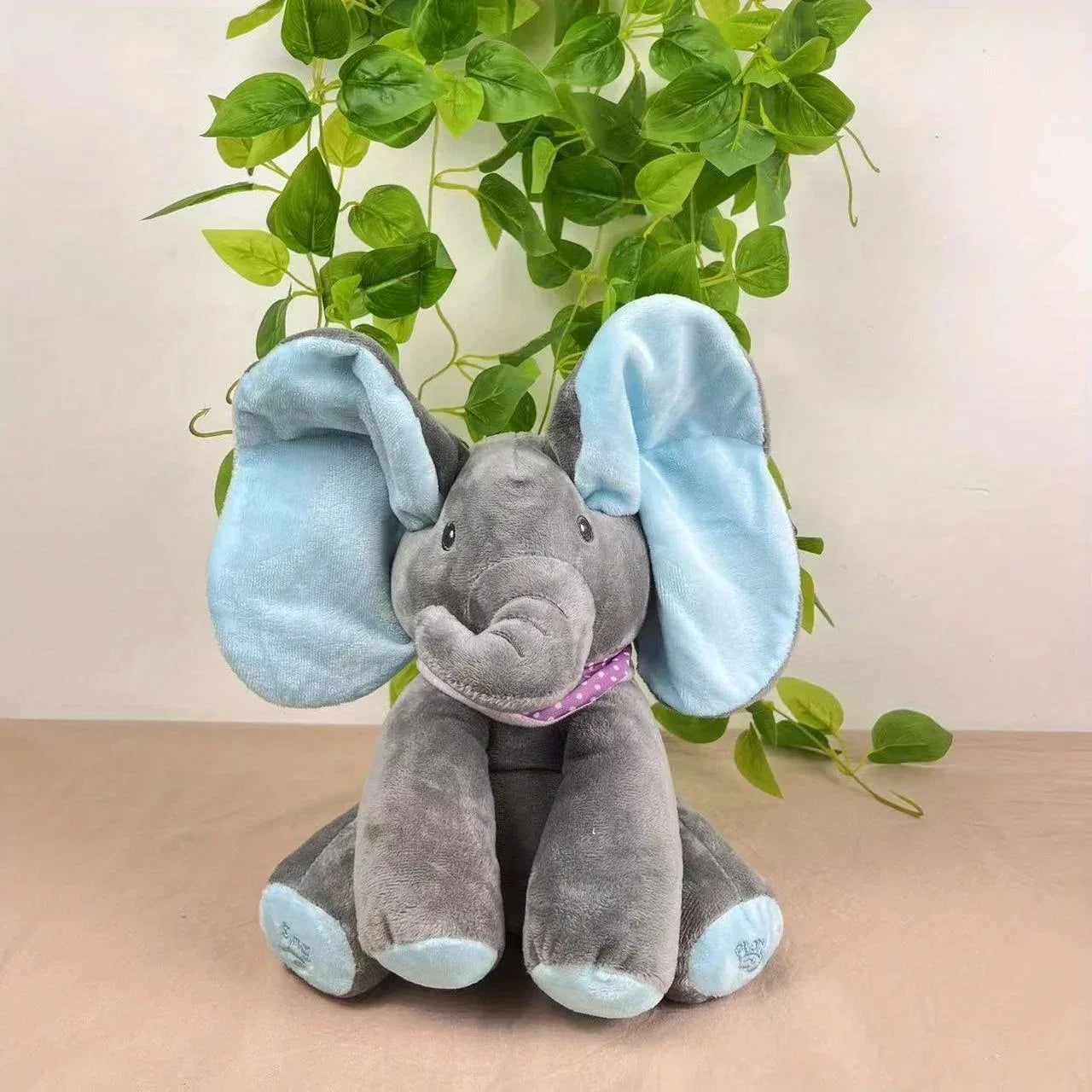 Hide-and-seek Elephant Plush Toy Baby Hide-and-seek Game Toy Singing Interactive Musical Toys Gifts
