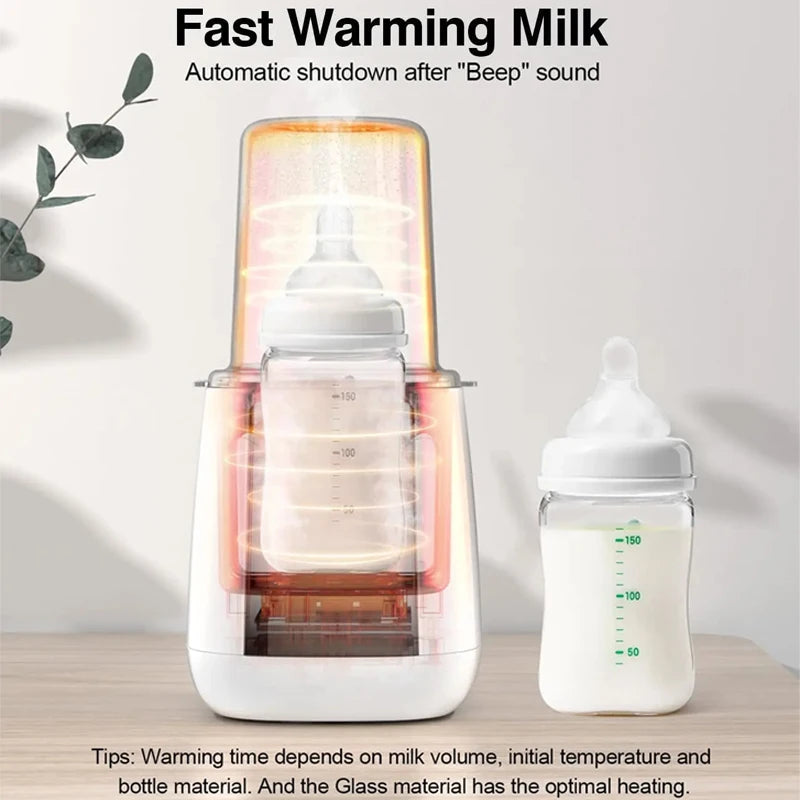 Baby Bottle Warmer & Sterilizer 24 hour 6-in-1Multifuntion Breast Milk Warmer Accurate Temperature Control Baby Bottle Heater