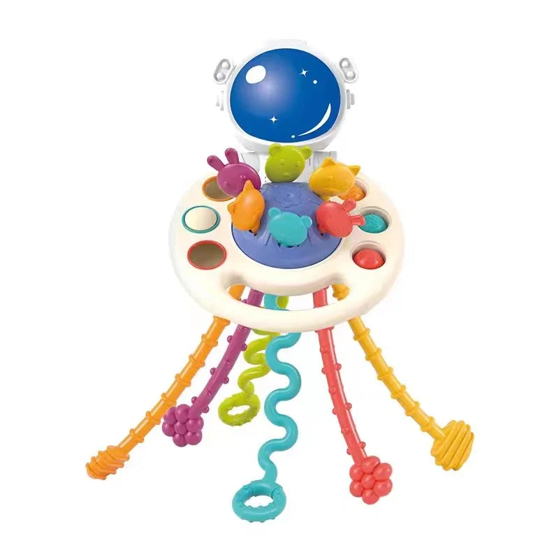 Montessori Pull String Sensory Toys Baby 6 12 Months Silicone Develop Teething Activity Toys For Baby 1-3Y Educational Toys