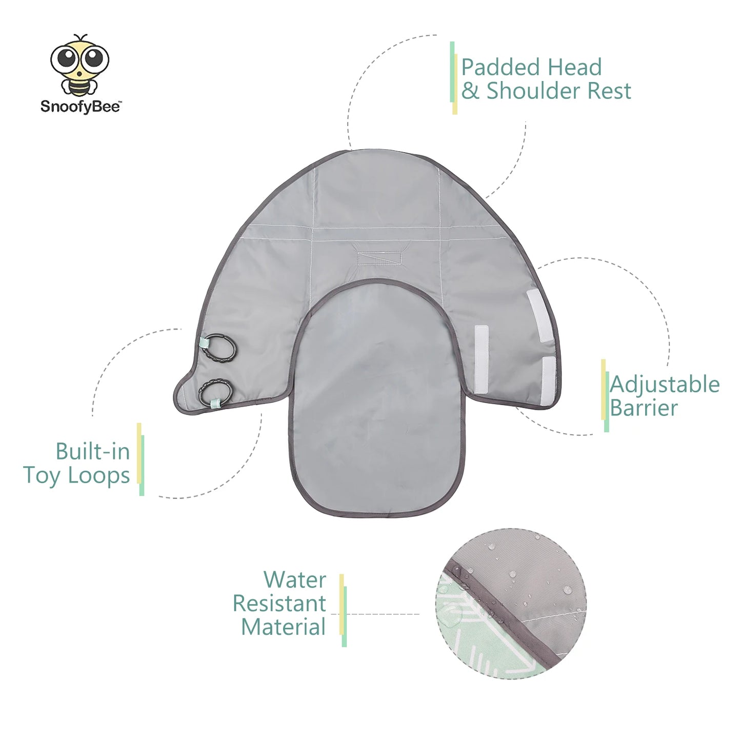 3 in 1 Portable Baby Changing Pad Multifunctional Baby Care Pad Waterproof Diaper Cover Newborn Storage Bag