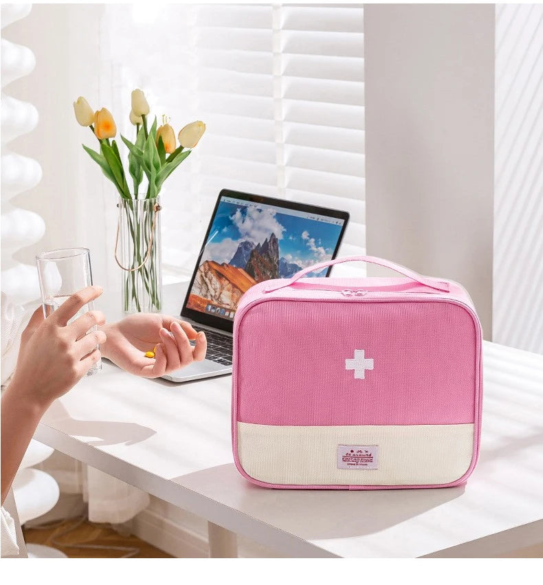 Portable Home Medical Kit Outdoor First Aid Kit Medicine Storage Bag Sealed Waterproof Environmentally Friendly Sorted Portable