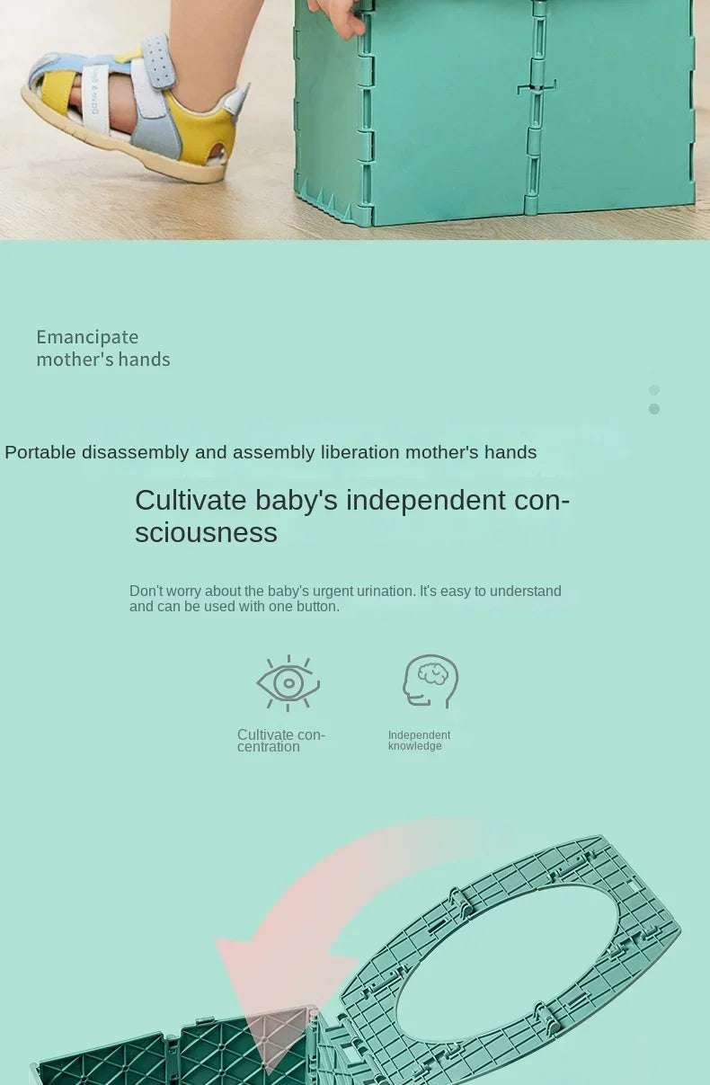 Portable Baby Boy WC Toilet Seat Baby Girl Pot Toilet Bowl Foldable Potty Training Pot Outdoor Travel Pots Child Seat Baby Potty