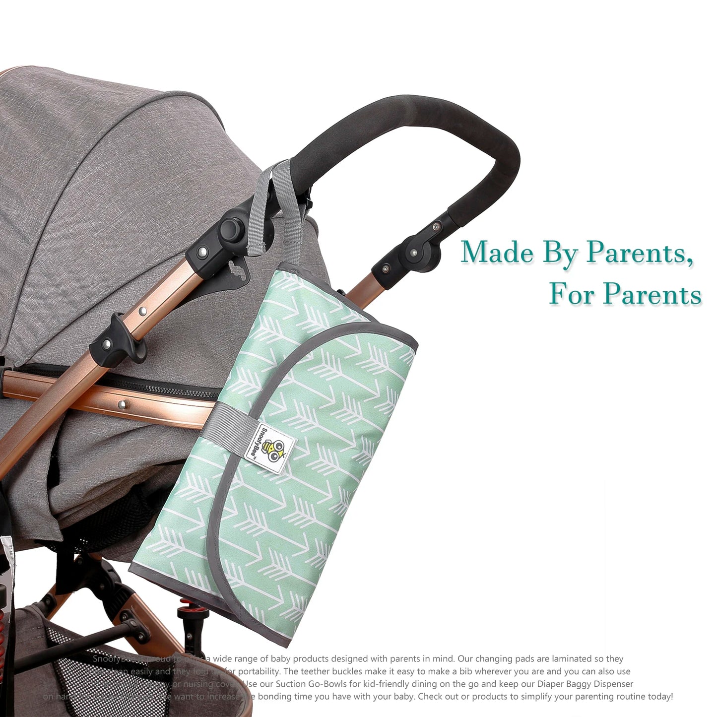 3 in 1 Portable Baby Changing Pad Multifunctional Baby Care Pad Waterproof Diaper Cover Newborn Storage Bag