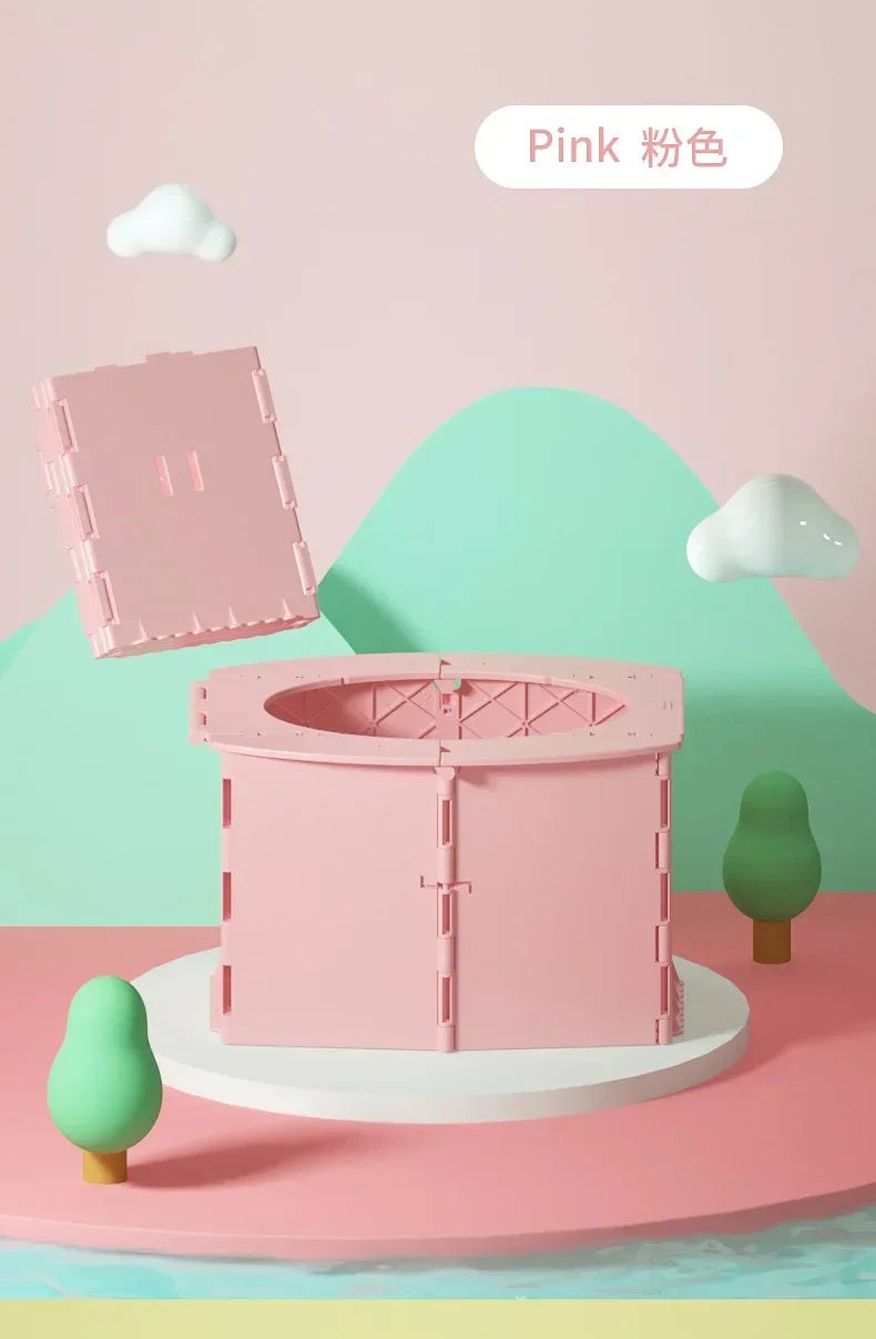 Portable Baby Boy WC Toilet Seat Baby Girl Pot Toilet Bowl Foldable Potty Training Pot Outdoor Travel Pots Child Seat Baby Potty