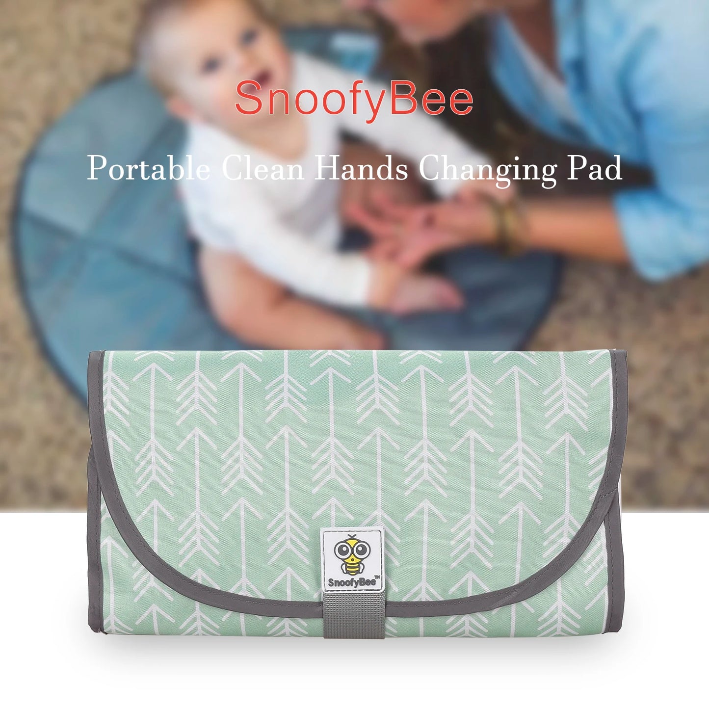 3 in 1 Portable Baby Changing Pad Multifunctional Baby Care Pad Waterproof Diaper Cover Newborn Storage Bag