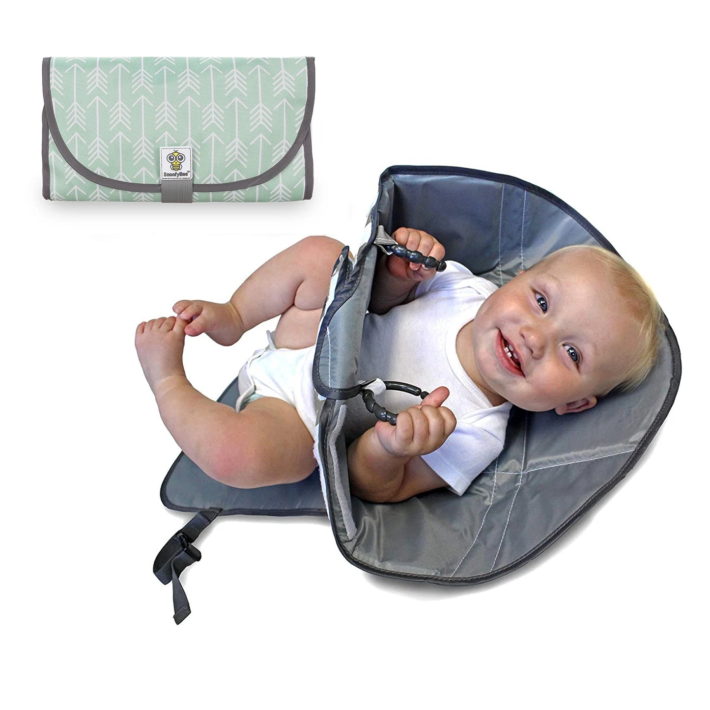 3 in 1 Portable Baby Changing Pad Multifunctional Baby Care Pad Waterproof Diaper Cover Newborn Storage Bag
