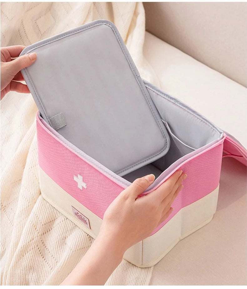Portable Home Medical Kit Outdoor First Aid Kit Medicine Storage Bag Sealed Waterproof Environmentally Friendly Sorted Portable