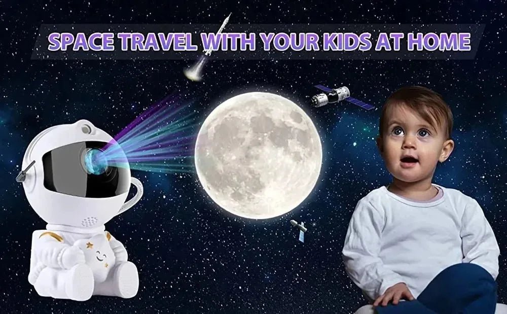 Astronaut Projector Night Light Nebula Galaxy Star Ceiling Galaxy Lights Home Party Decorative Bedroom Children Kids Gift