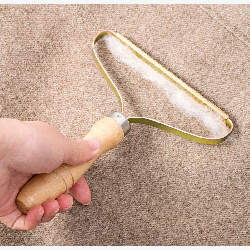 Portable Lint Remover Clothes Fuzz Fabric Shaver Brush Power-Free Fluff Removing Roller For Sweater Woven Coat Cleaning Tool