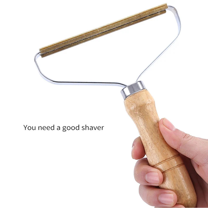 Portable Lint Remover Clothes Fuzz Fabric Shaver Brush Power-Free Fluff Removing Roller For Sweater Woven Coat Cleaning Tool