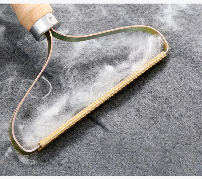 Portable Lint Remover Clothes Fuzz Fabric Shaver Brush Power-Free Fluff Removing Roller For Sweater Woven Coat Cleaning Tool