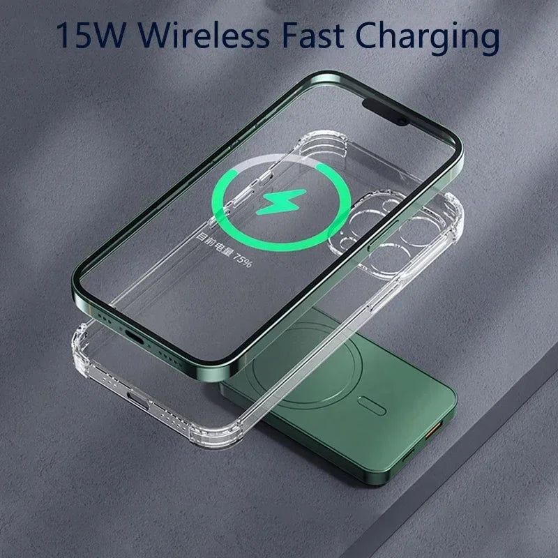 Magnetic Wireless Power Bank 100000mAh 22.5W Fast Charging External Battery Charger for Huawei Samsung iPhone 12PD 20W Powerbank