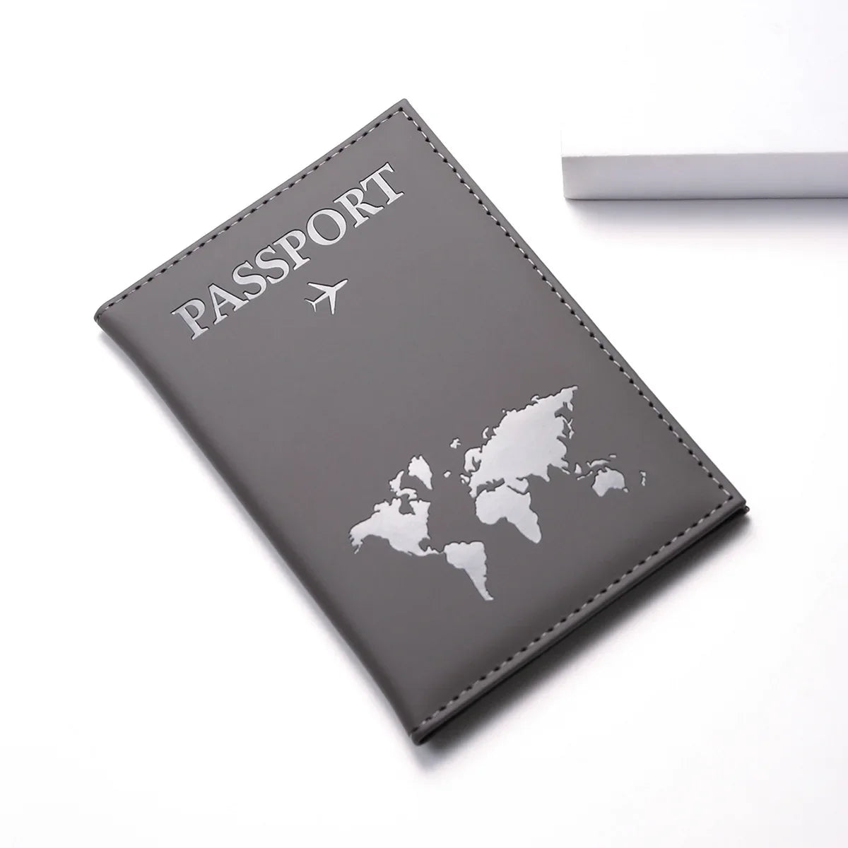 Women Fashion Pink Marble Pattern Travel Passport Cover Holder Bag Credit Cases Thin Ticket Protective Essentials Accessories