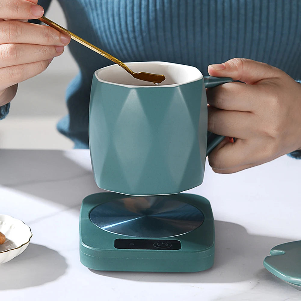 Coffee Cup Warmer Electric Mug Heater DC 5V USB Constant Temperature Heating Coaster For Milk Tea Water Heating Pad Warm Mat