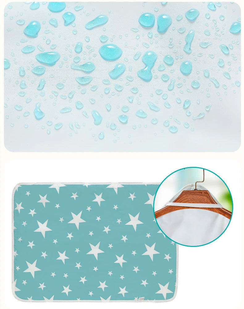 35x45cm Baby Reusable Mattress Waterproof Diapering Changing Pads Cotton Washable Newborn Mattress Baby Changing Mat