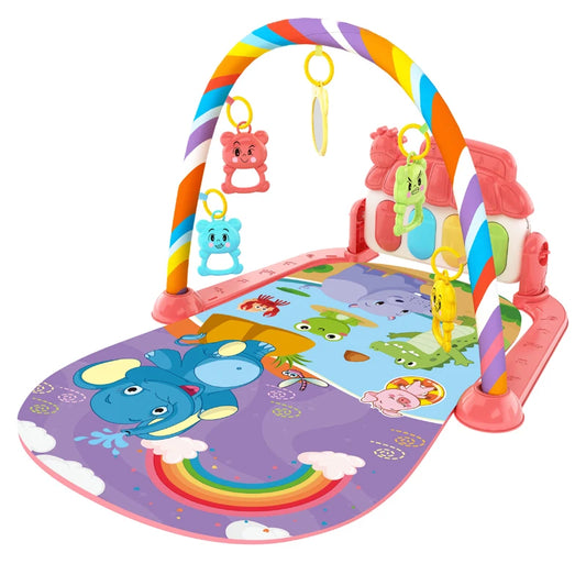 Baby Activity Gym Rack, Rané vzdelávanie 0-36 mesiacov, Hračka Darčeky Hudobný Novorodenec Klavír Klávesnica Plaziaca deka Pedál Hracia podložka