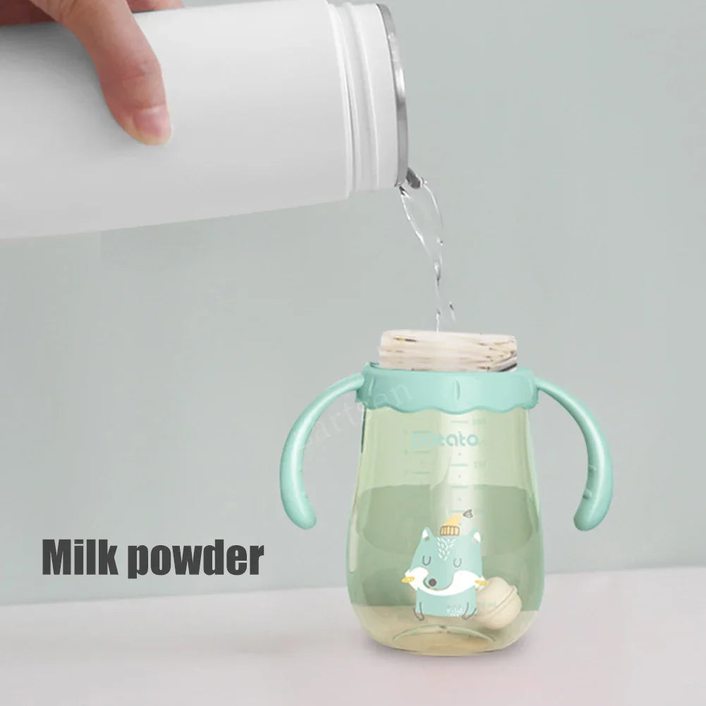 Travel Electric Kettle 400ml Stainless Steel Baby Warmer Bottle Auto Off Electric Kettle Water Boiler for Tea Coffee Milk