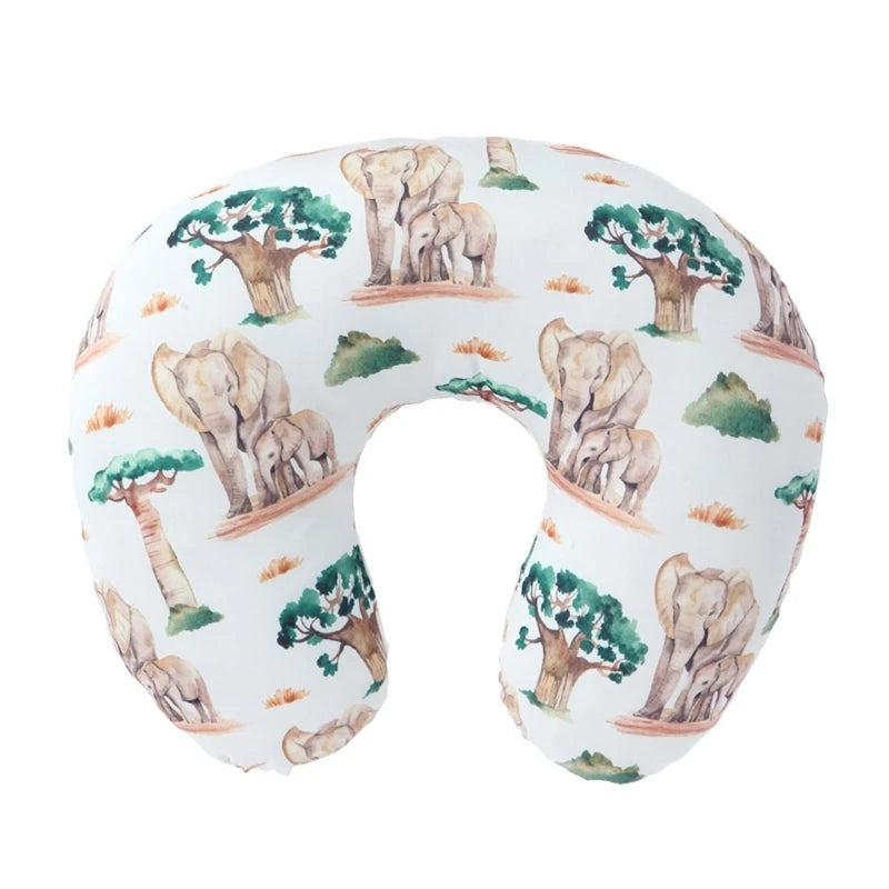 Baby Nursing Pillow Cover Newborn Maternity  Pillow Cover Print U-shape Nursing Pillow Breathable Slipcover Dropshipping
