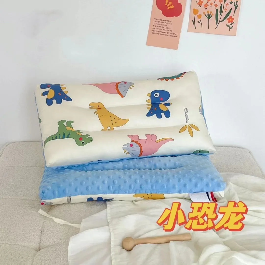 Soft baby pillow Comfortable velvet newborn pillow Baby sleep headrest Breathable baby pillow Mom's Love