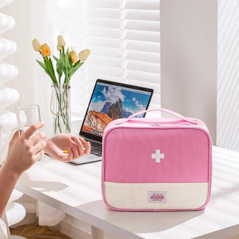 Portable Home Medical Kit Outdoor First Aid Kit Medicine Storage Bag Sealed Waterproof Environmentally Friendly Sorted Portable