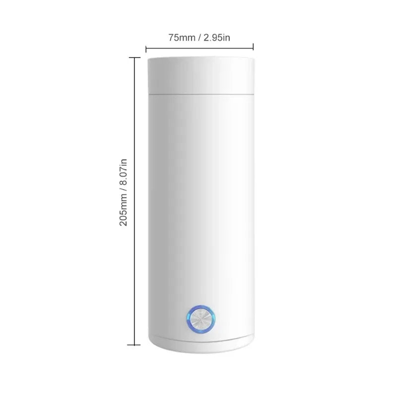 Travel Electric Kettle 400ml Stainless Steel Baby Warmer Bottle Auto Off Electric Kettle Water Boiler for Tea Coffee Milk