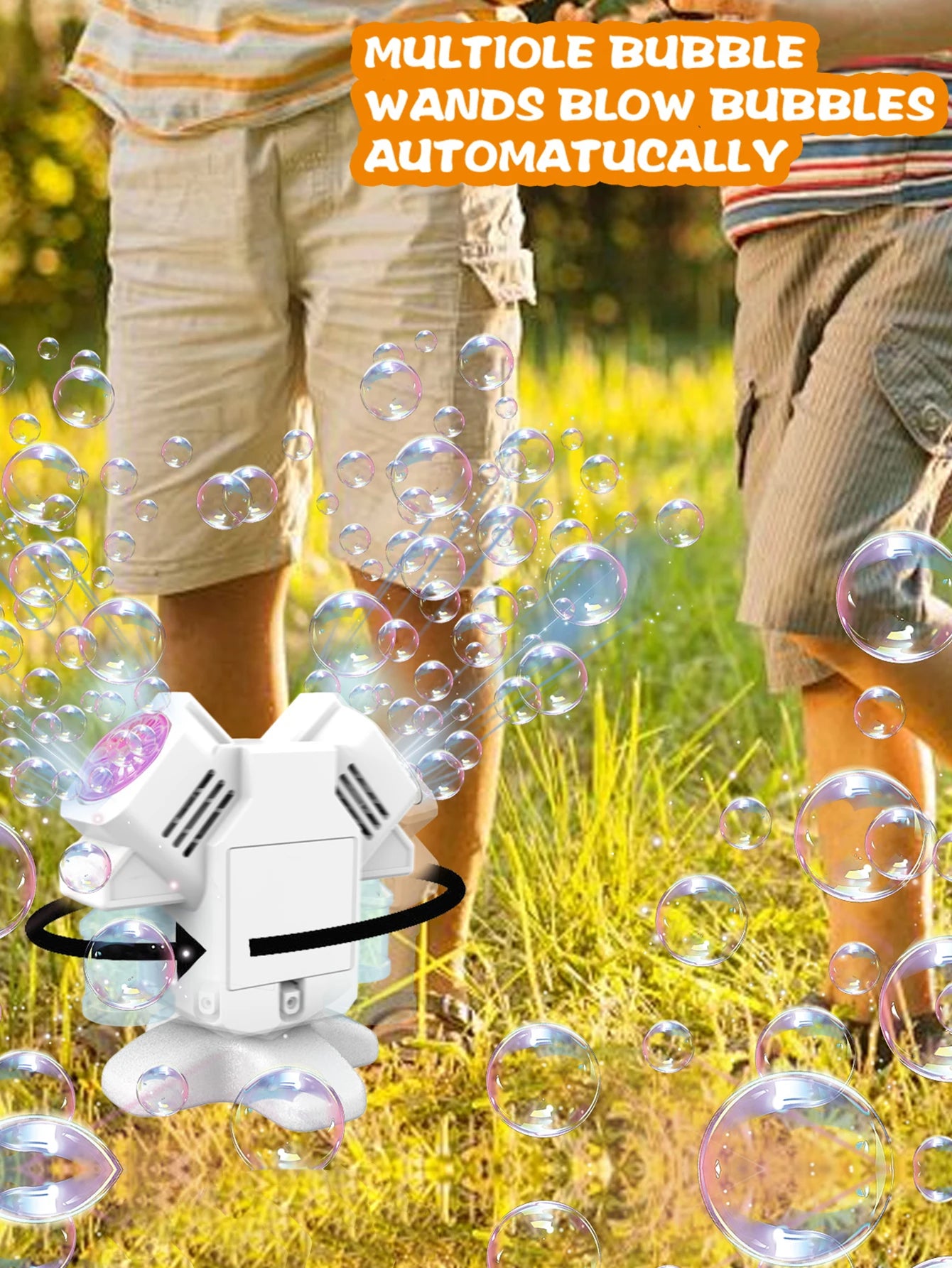 Stojaca hračka na výrobu bublín