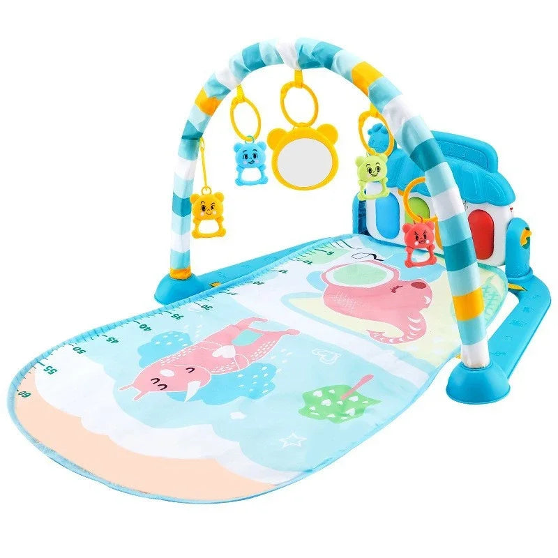 Baby Activity Gym Rack, Rané vzdelávanie 0-36 mesiacov, Hračka Darčeky Hudobný Novorodenec Klavír Klávesnica Plaziaca deka Pedál Hracia podložka
