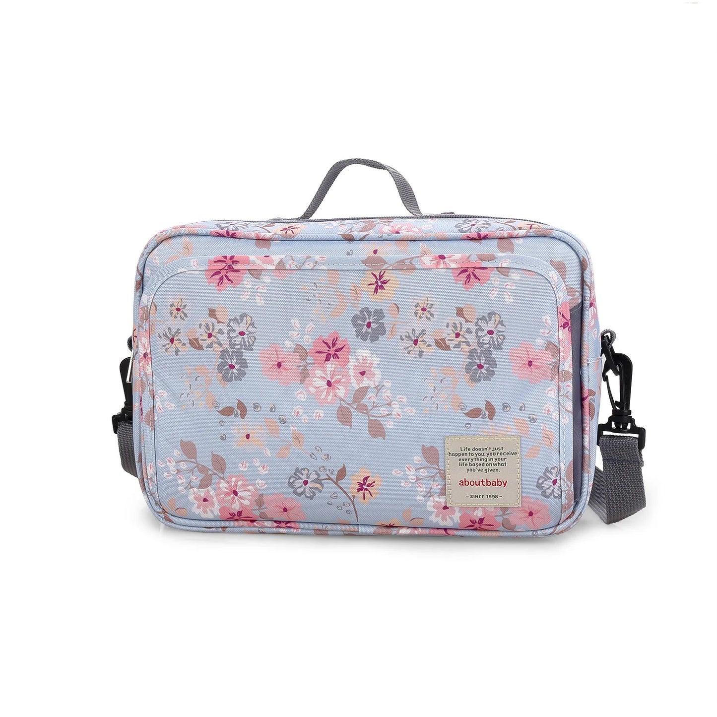 Waterproof Baby Mummy Bags Fashion Prints WetDry for Disposable Reusable Maternity Diaper Bag Double Handle Wetbags
