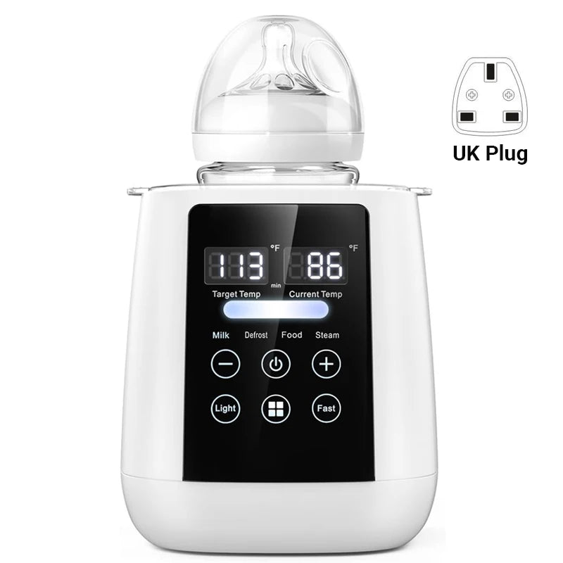 Baby Bottle Warmer & Sterilizer 24 hour 6-in-1Multifuntion Breast Milk Warmer Accurate Temperature Control Baby Bottle Heater