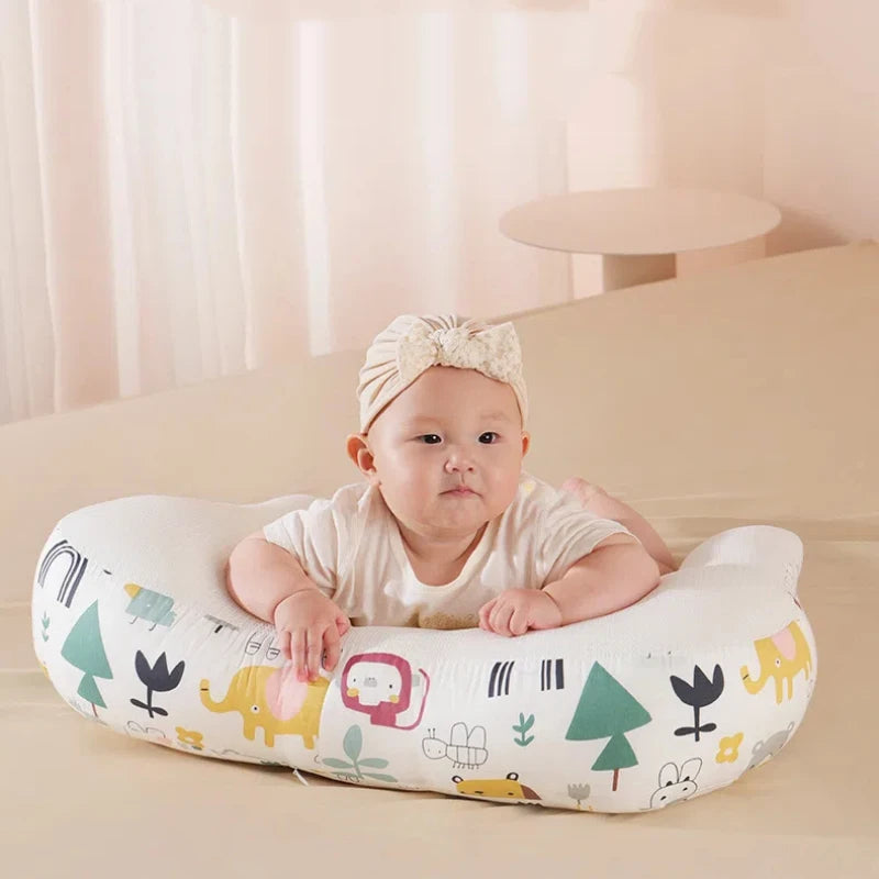 Anti Vomiting Pillow, Prone Sleeping Pillow, Head Up Double-sided Shaped Pillow, Breathable, Cool and Soothing Pillow