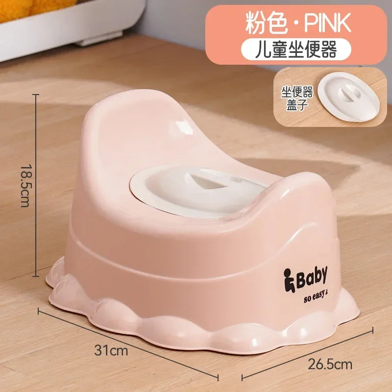 Children Portable Potty Household Thickening Children Urinal Design with Cover Baby Potty Toilet Training Seat Toilet Supplies