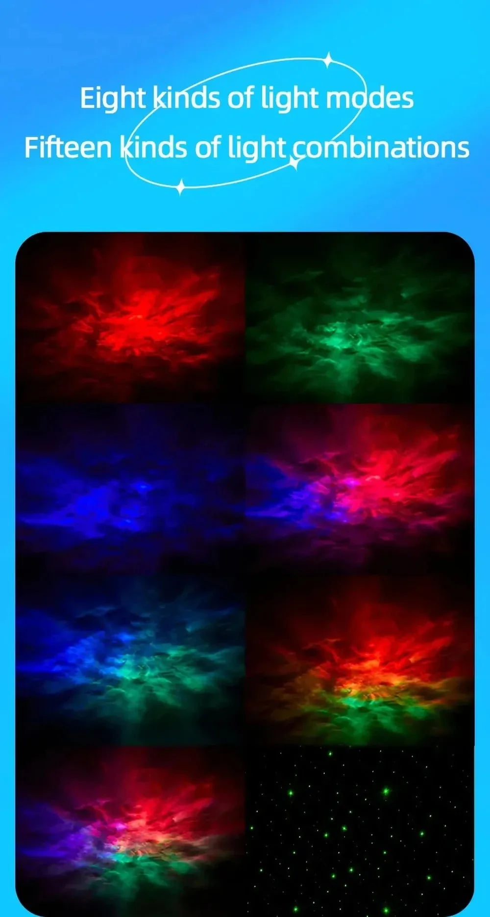 Astronaut Projector Night Light Nebula Galaxy Star Ceiling Galaxy Lights Home Party Decorative Bedroom Children Kids Gift