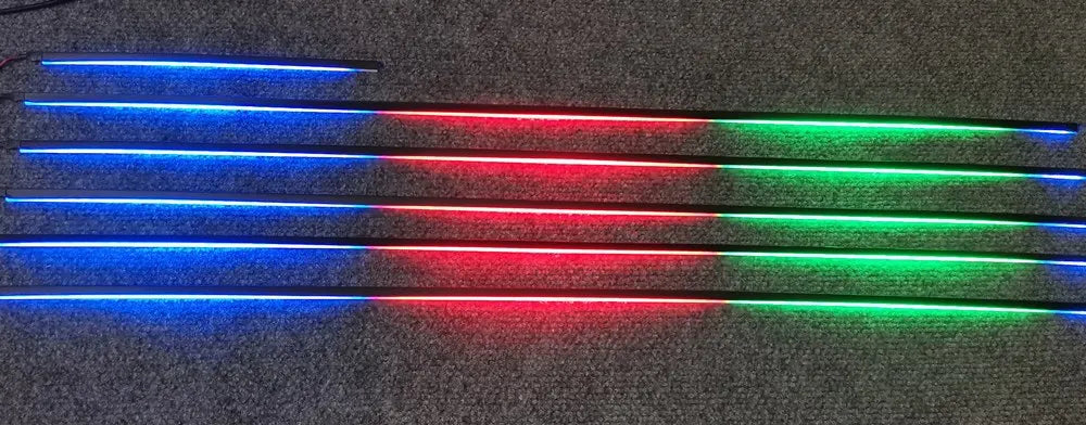 LED Symphony High Quality Car Interior Ambience Lamp LED 64 Color RGB Acrylic Optical Fiber Strip For Replacement