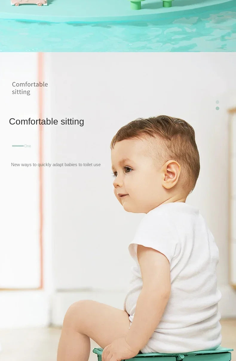 Portable Baby Boy WC Toilet Seat Baby Girl Pot Toilet Bowl Foldable Potty Training Pot Outdoor Travel Pots Child Seat Baby Potty