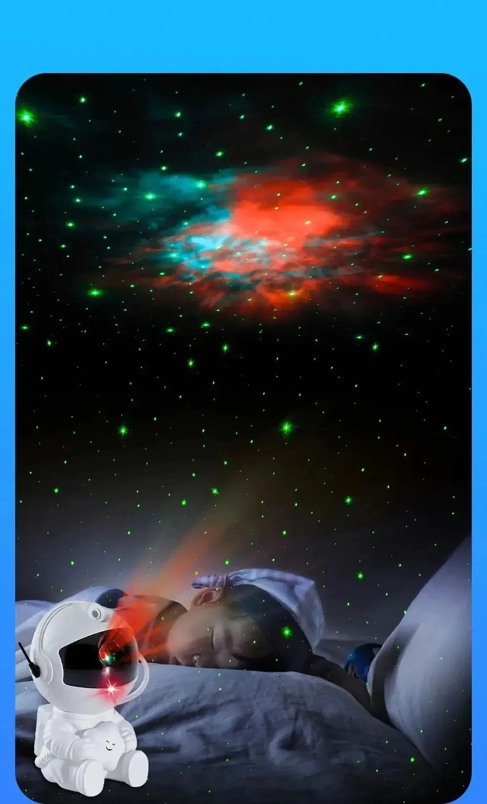 Astronaut Projector Night Light Nebula Galaxy Star Ceiling Galaxy Lights Home Party Decorative Bedroom Children Kids Gift