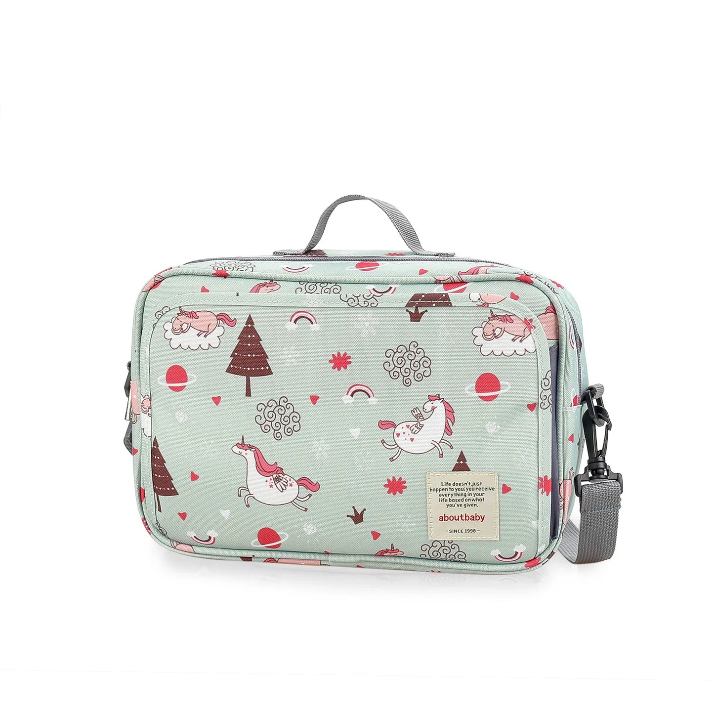 Waterproof Baby Mummy Bags Fashion Prints WetDry for Disposable Reusable Maternity Diaper Bag Double Handle Wetbags