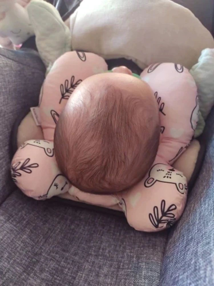 New Baby Pillow Protective Travel Car Seat Head Neck Support Pillows Newborn Children U Shape Headrest Toddler Cushion 0-3 Years