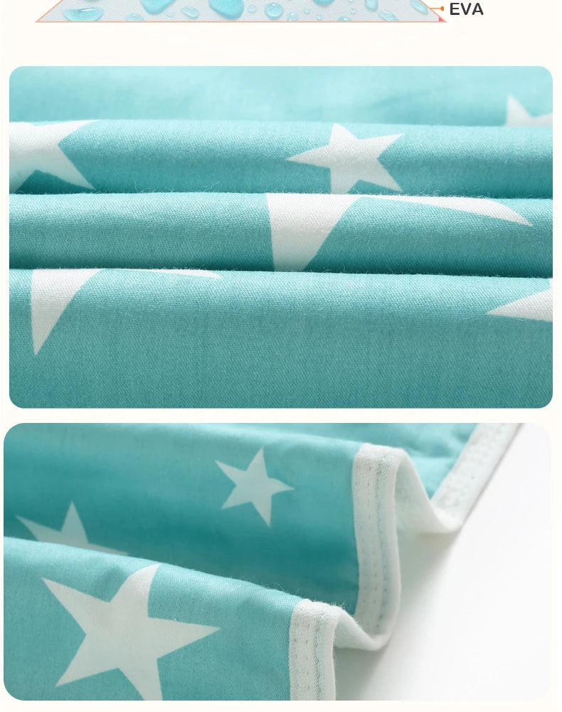 35x45cm Baby Reusable Mattress Waterproof Diapering Changing Pads Cotton Washable Newborn Mattress Baby Changing Mat