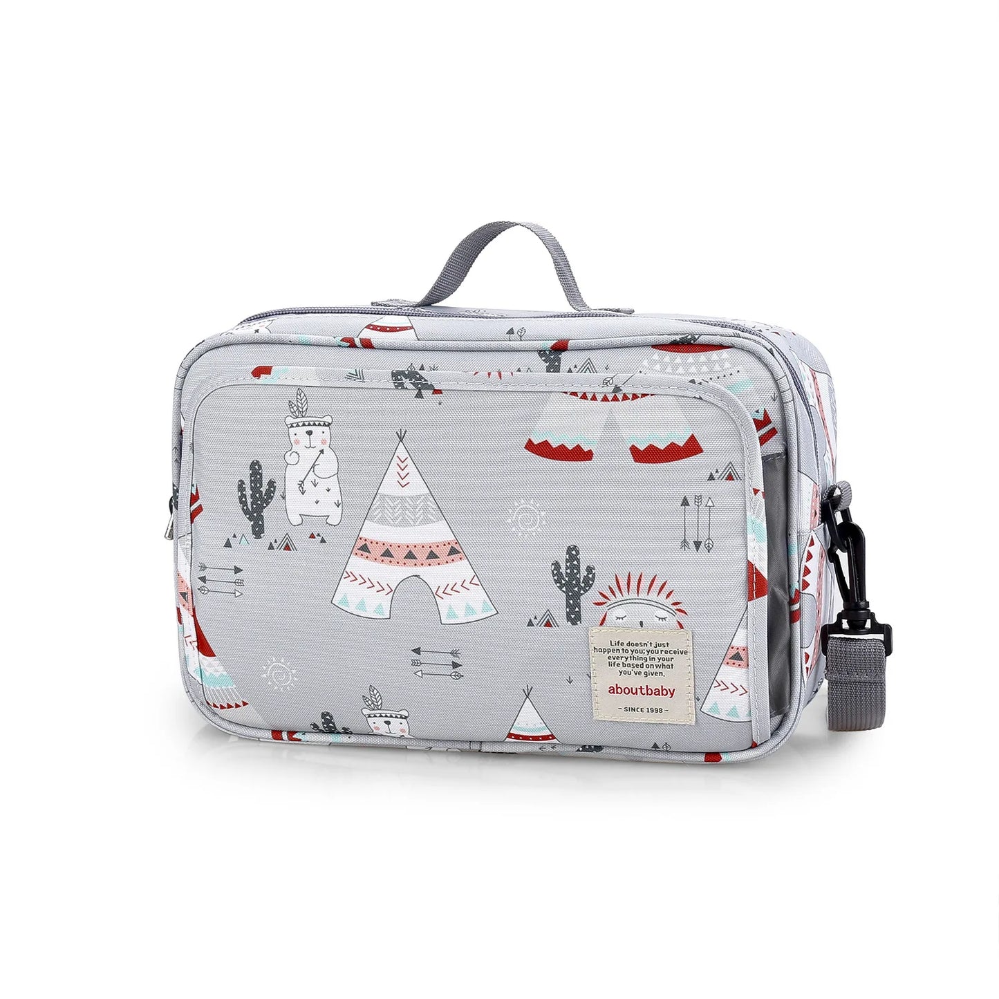 Waterproof Baby Mummy Bags Fashion Prints WetDry for Disposable Reusable Maternity Diaper Bag Double Handle Wetbags