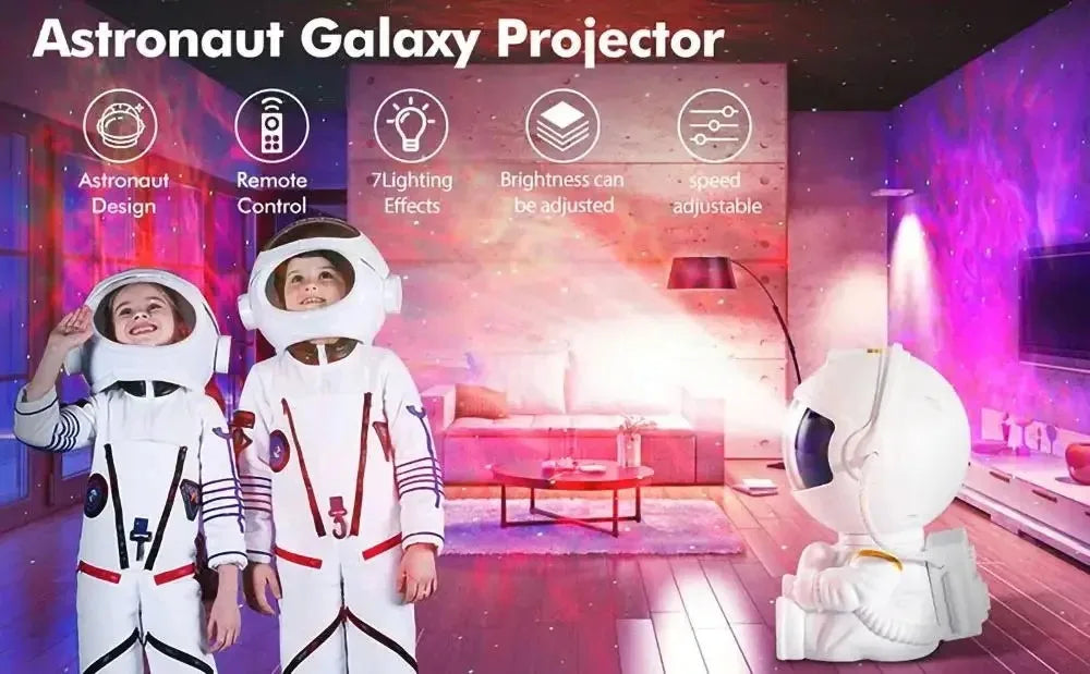 Astronaut Projector Night Light Nebula Galaxy Star Ceiling Galaxy Lights Home Party Decorative Bedroom Children Kids Gift