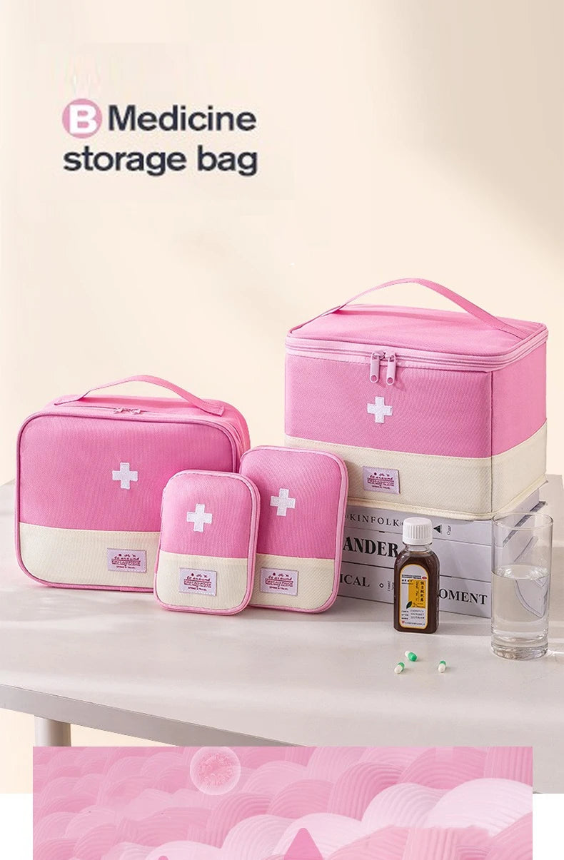 Portable Home Medical Kit Outdoor First Aid Kit Medicine Storage Bag Sealed Waterproof Environmentally Friendly Sorted Portable