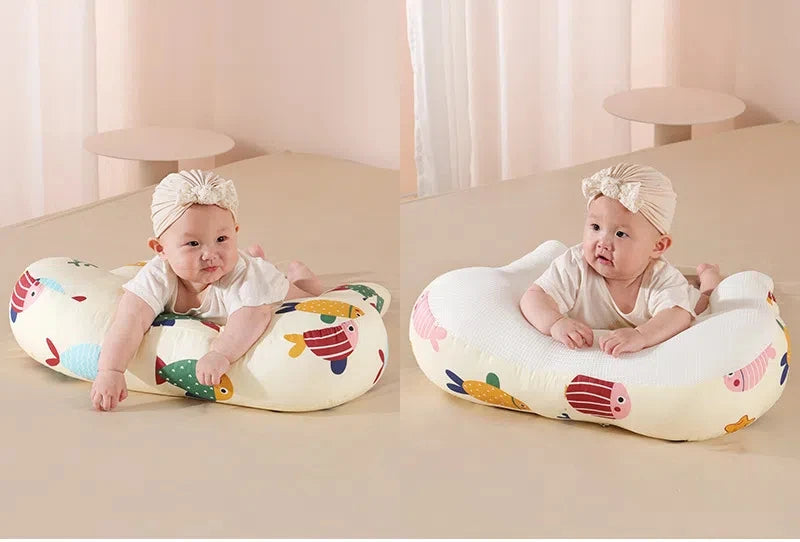 Anti Vomiting Pillow, Prone Sleeping Pillow, Head Up Double-sided Shaped Pillow, Breathable, Cool and Soothing Pillow
